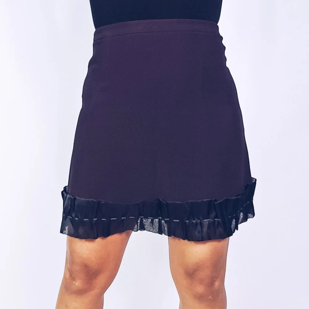 Ruffled Mini Skirt